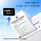 TN450 Toner Cartridge Replacement for Brother TN450 Series 2p Black