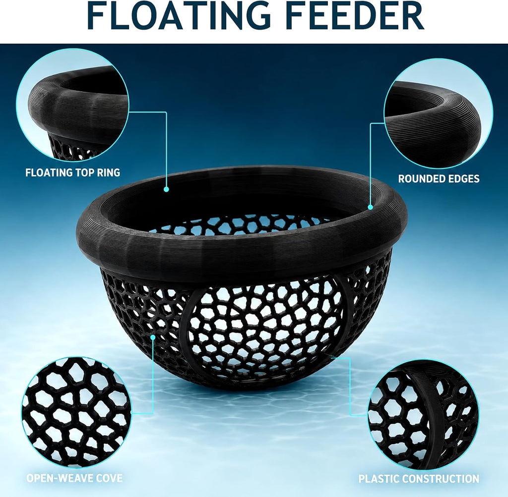 2Pcs Floating Betta Hammock & Shrimp Shelter, Beta Hide Cave and Resting Spot, Fish Feeding Rings, Safe Aquarium