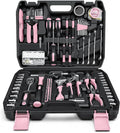 Home Tool Kit 281-PCs - General Basic Home Auto Repair Tool Kits - Complete Portable Hand Tool Sets for Women - Tool
