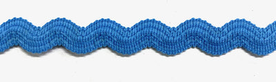3/8" Stretch Elastic Novelty RIC Rac Zig Zag Trim - 18 Continuous Yards! (Dk. Copen)