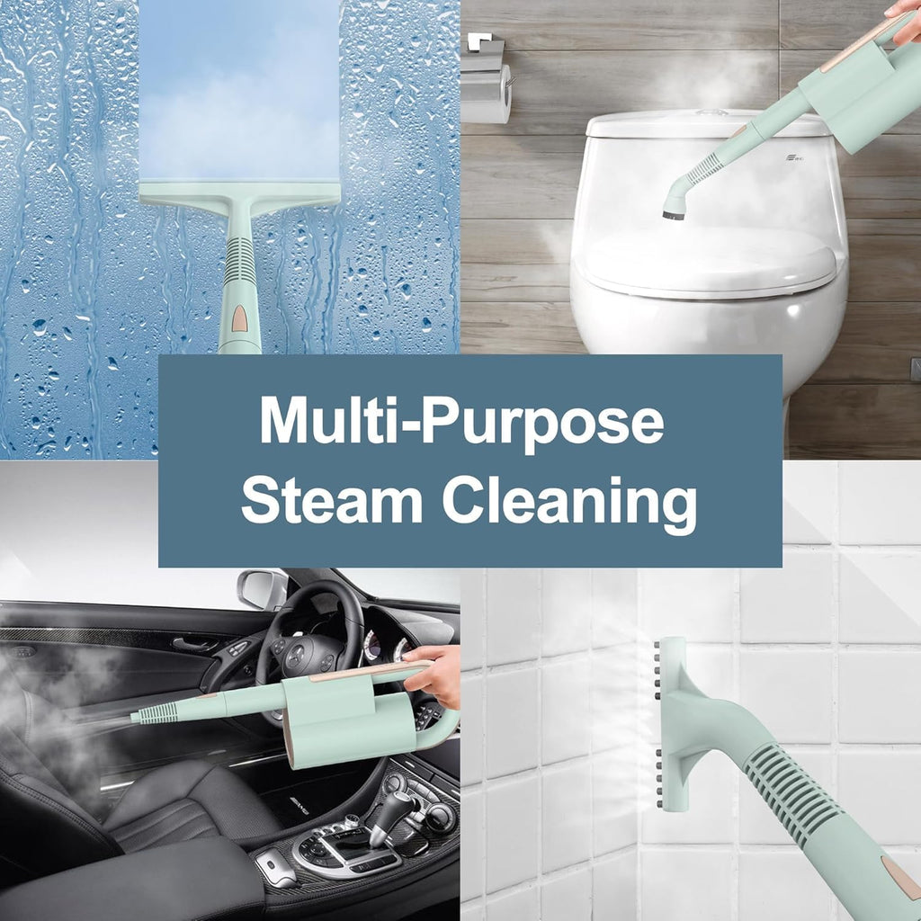 Steam Mop & Detachable Handheld Cleaner, 1200W Floor Steamer | 3 Adjustable Levels for Carpet Laminate Hardwood
