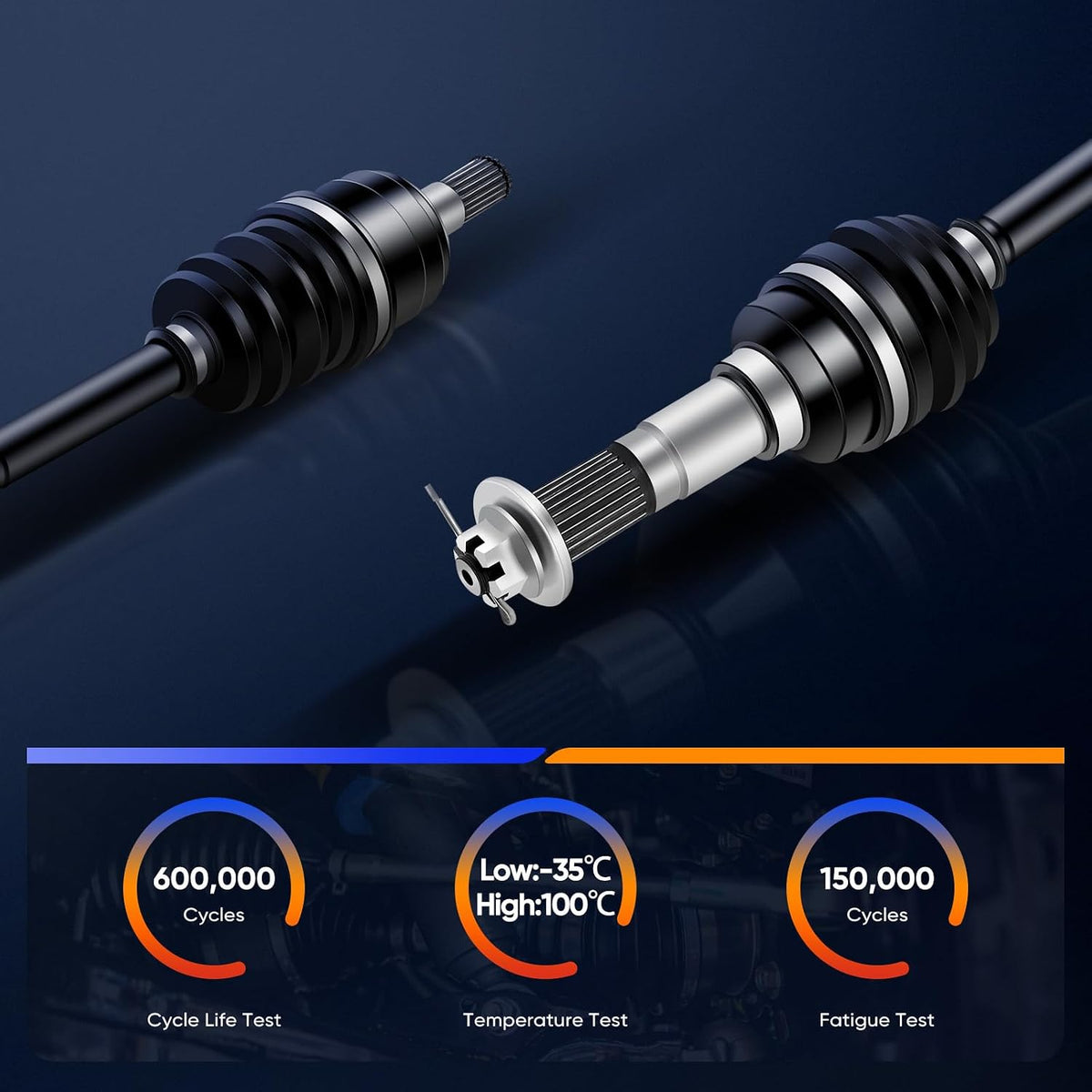 ECCPP Front Left Right CV Axle for Yamaha Big Bear 400 2000-2001