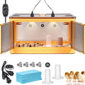142L Chicken Brooder Box for Chicks Kit with Heater Chicks Warmer Brooder Plate Ducks Tent Pen Thermometer for 30