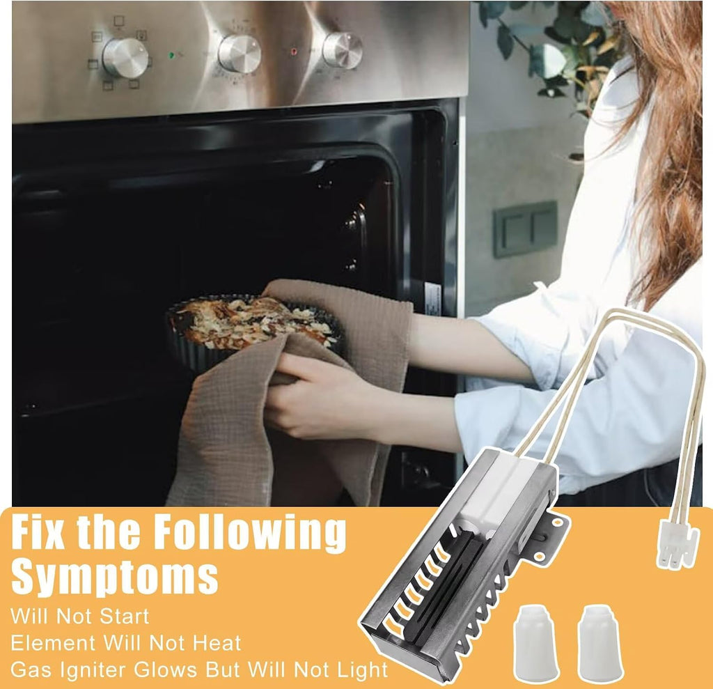 W11596211 Gas Range Oven Igniter Replacement Fit for KitchenAid Ovens KFGD500ESS04 KFGD500ESS06, Replaces 74007965 7432P143-60 W11532055 WP7432P143-60, New INGQI Replacement