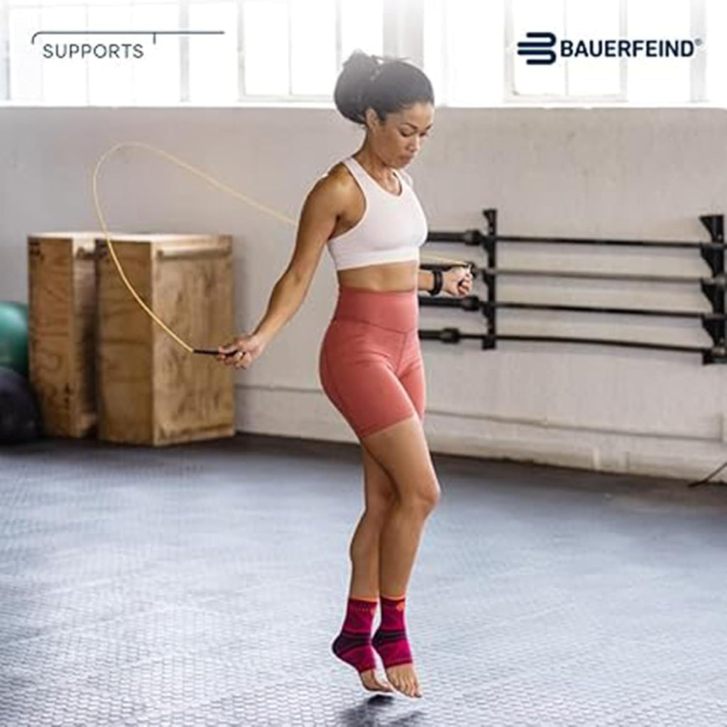 Sports Ankle Support Dynamic - Ankle Compression Sleeve for Freedom of Movement - 3D AirKnit Fabric for Breathability