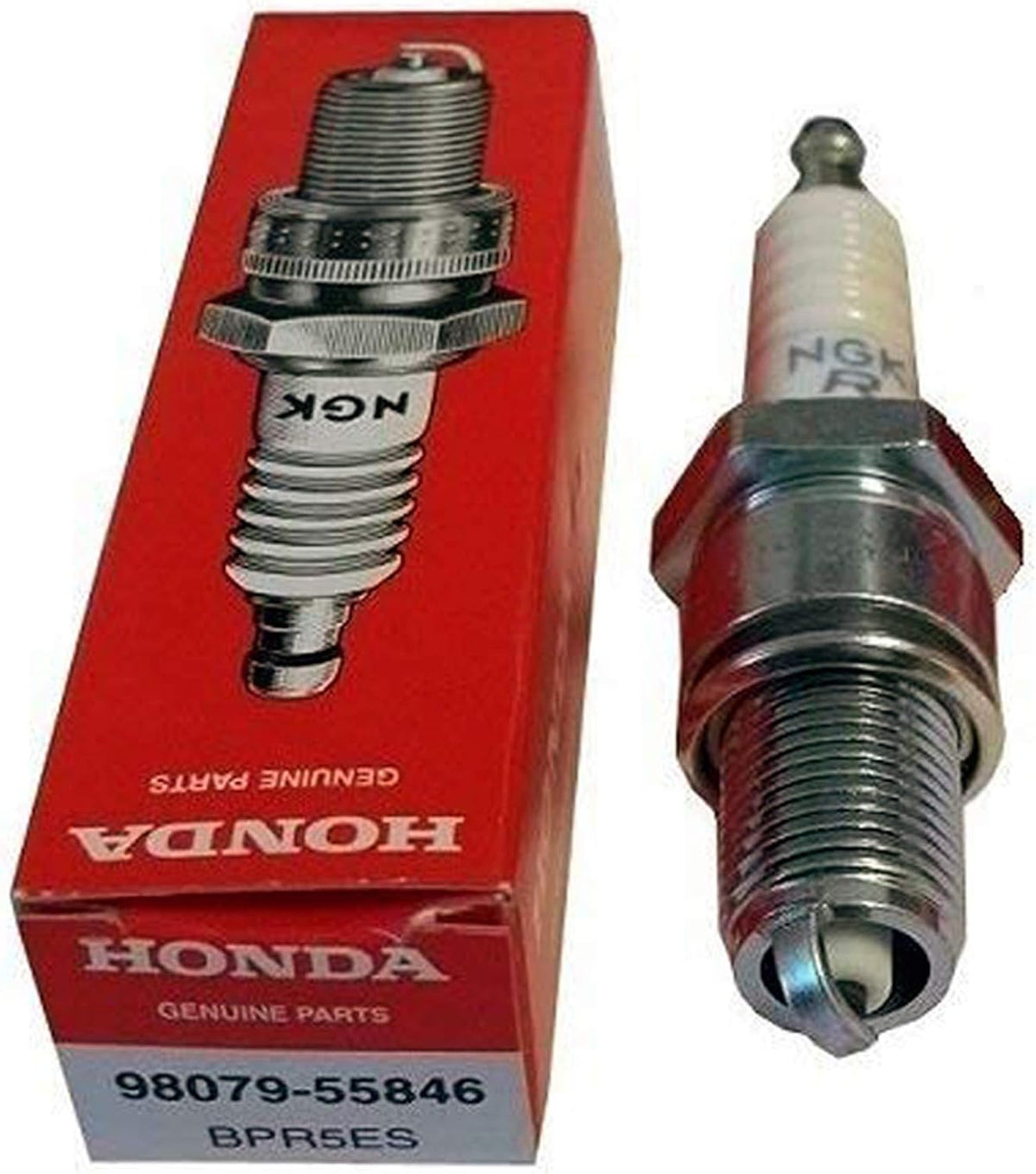 Honda Genuine OEM 98079-55846 Spark Plug BPR5ES; Replaces 98079-55876