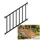 Stainless Steel 4 Ft x 36 in Porch and Stair Deck Railing Kit