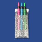 4x7.5" Clear Self-Sealing Bubble Out Bag Pouches, 500 Pack