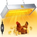 600W Heat Lamp for Chickens, Large Chicken Coop Heater, Adjustable Temp and Height, No Assembly Brooder Heater for
