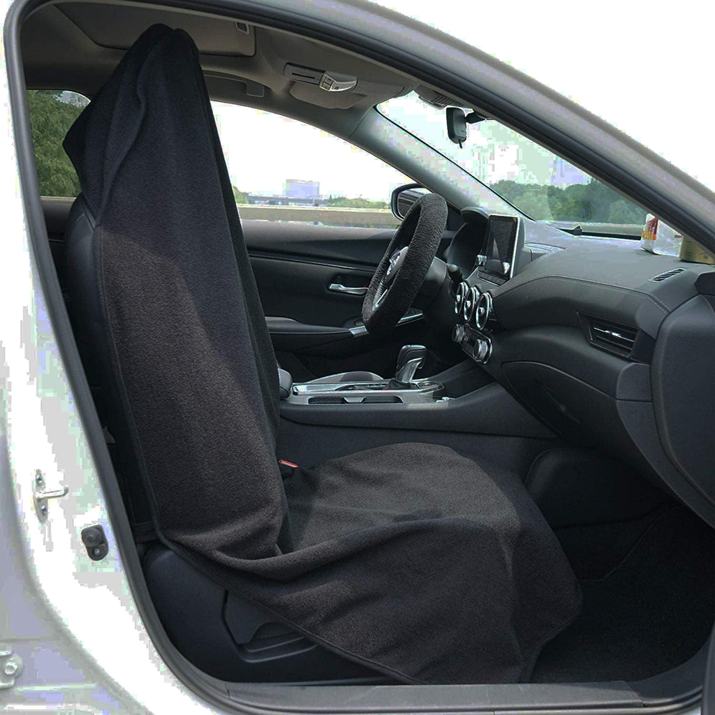 Car Seat Cover Protector Front Seats,for Gym Workout,Running,Swimming,Beach and Hiking,Waterproof Sweat Towel Bucket