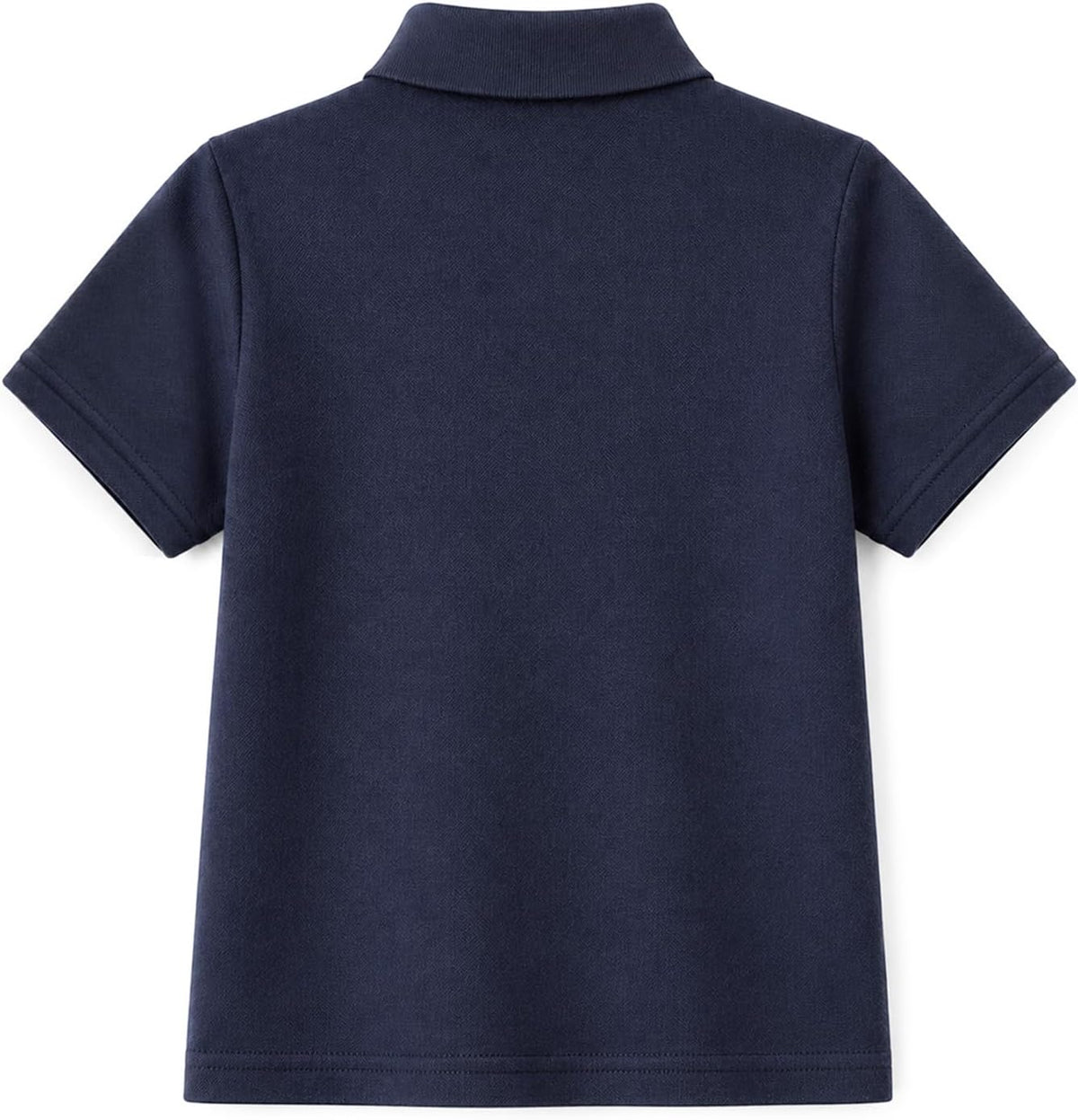 Boys Polo Shirts School Uniform Cotton Blend Collared Tops Kids | Soft cotton blend fabric, breathable and durable