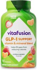 GLP-1 Support Multivitamin, Vitamin and Mineral Blend, 15 Essential Nutrients, Citrus Berry Flavor, 90 Count, 45 Day
