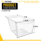 Refrigerator Crisper Drawer for Frigidaire FFTR1814TBJ