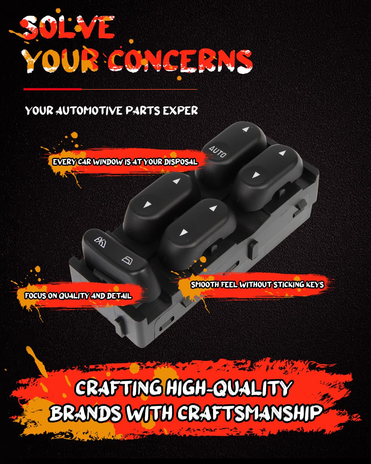 cciyu Driver Side Master Power Window Switch for Ford Explorer 2004-2005
