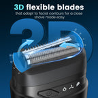 Electric Foil Shavers for Men Face, Mini Razor