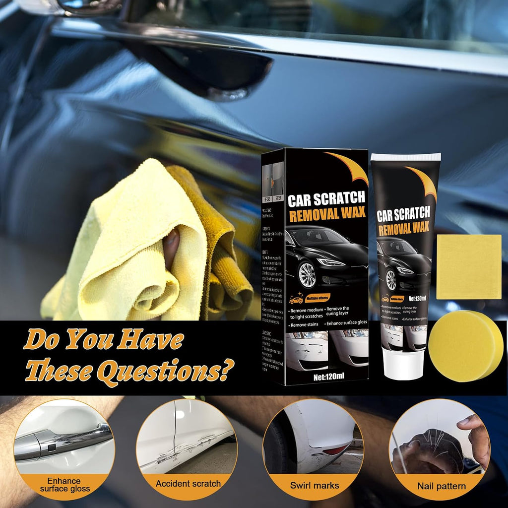 Scratch Remover for Vehicles, Upgrade Car Scratch Remover for Deep Scratches, Car Polishing Wax Scratch Remover for
