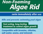 1-Quart Non-Foaming Algae Rid Pool Algaecide, Made in USA