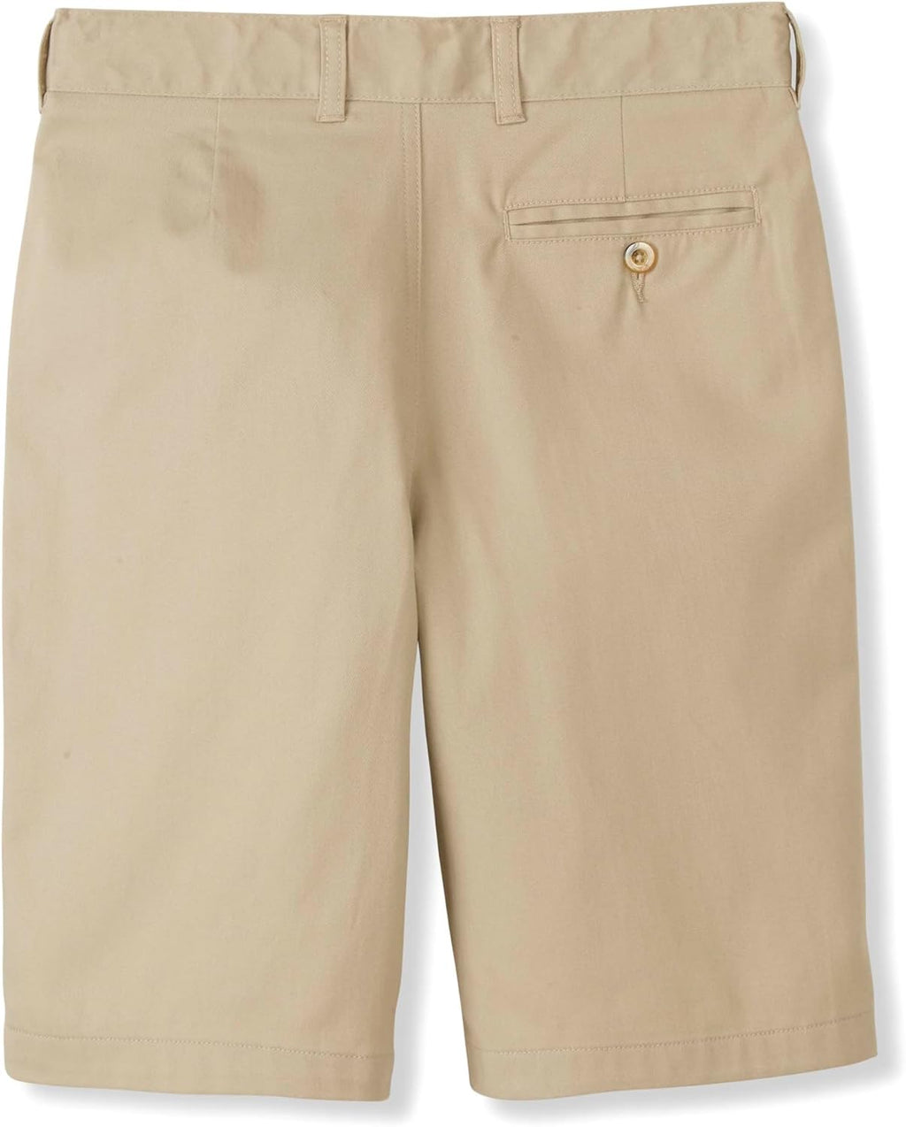 Boys Flat Front Stretch Twill Shorts with Adjustable Waist in Standard and Extended Kids Sizes Navy, 6