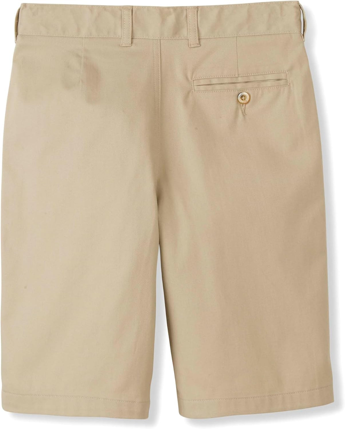 Boys Flat Front Stretch Twill Shorts with Adjustable Waist in Standard and Extended Kids Sizes Navy, 6