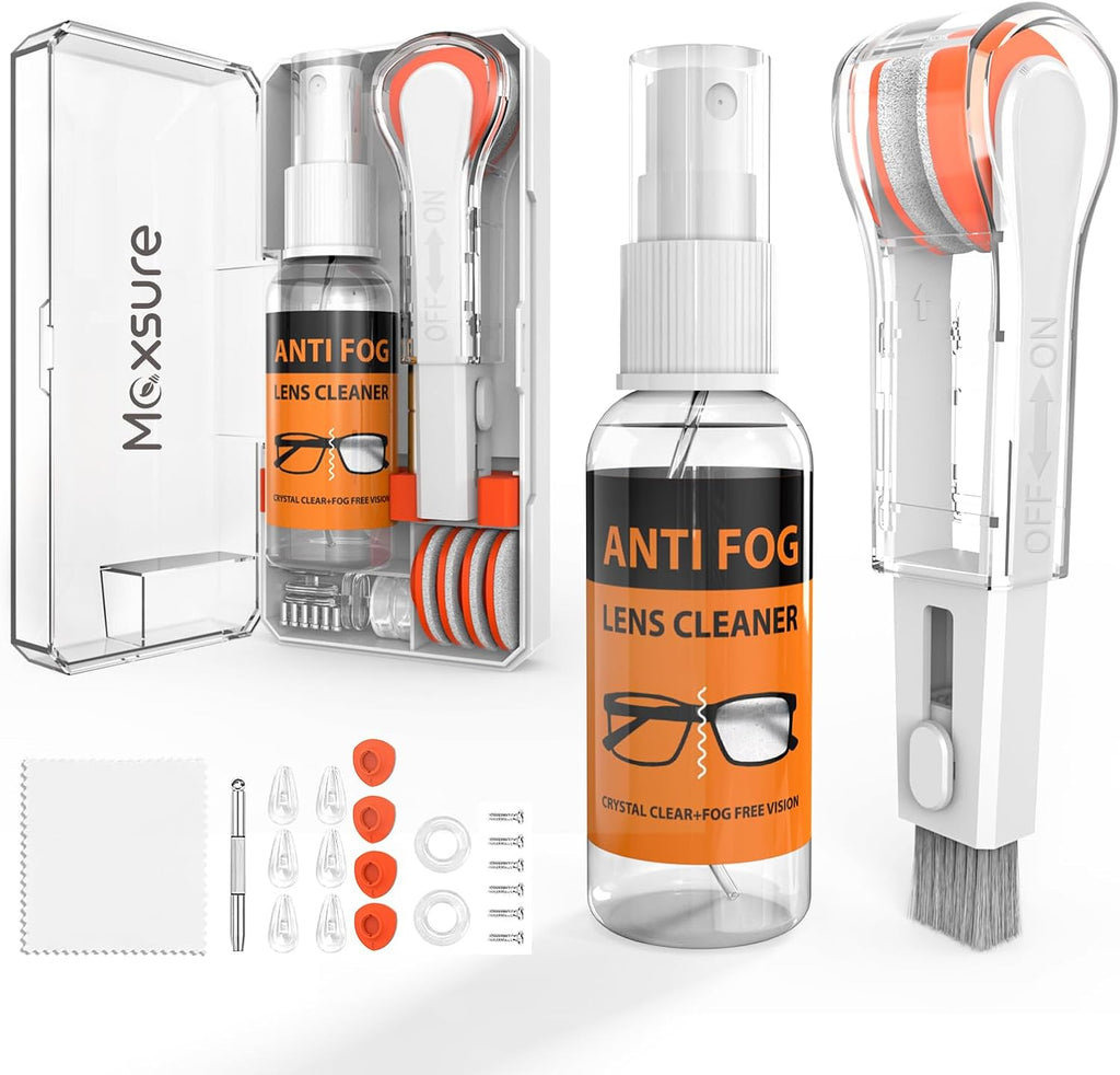 Glasses Cleaner Kit,Eyeglass Repair Kit- Eyeglass Cleaner |24H Anti Fog Lens Cleaner Spray| Microfiber Cleaning