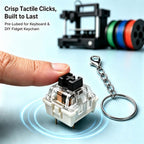 72PCS Clickers for 3D Prints Black Mechanical Switches 3Pin Clicky Keyboard