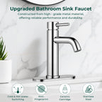 Bathroom Faucet, Single Handle Vanity sink Faucet, Chrome