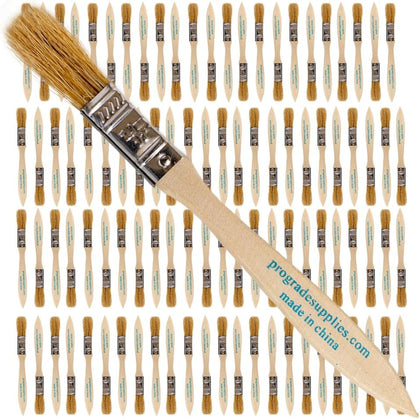 Chip Paint Brushes - 96 Ea 1/2 Inch Chip Paint Brush Light Brown