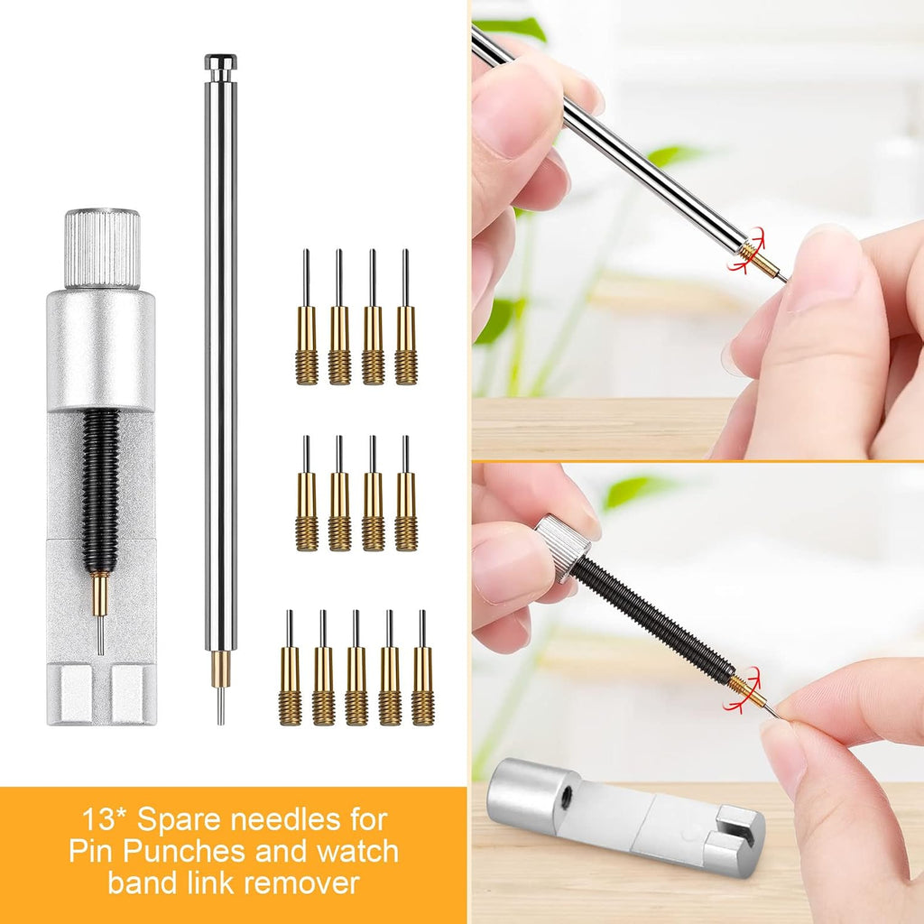 Watch Link Removal Tool, Watch Band Tool Kit, Repair Kit for Watch Bracelet Adjustment and Replacement and Resizing
