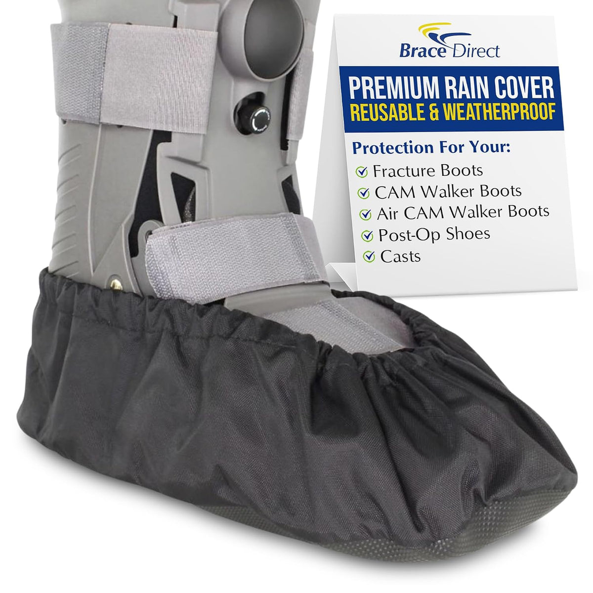 Walking Boot Cover, Waterproof Rain Cover for Medical Boots