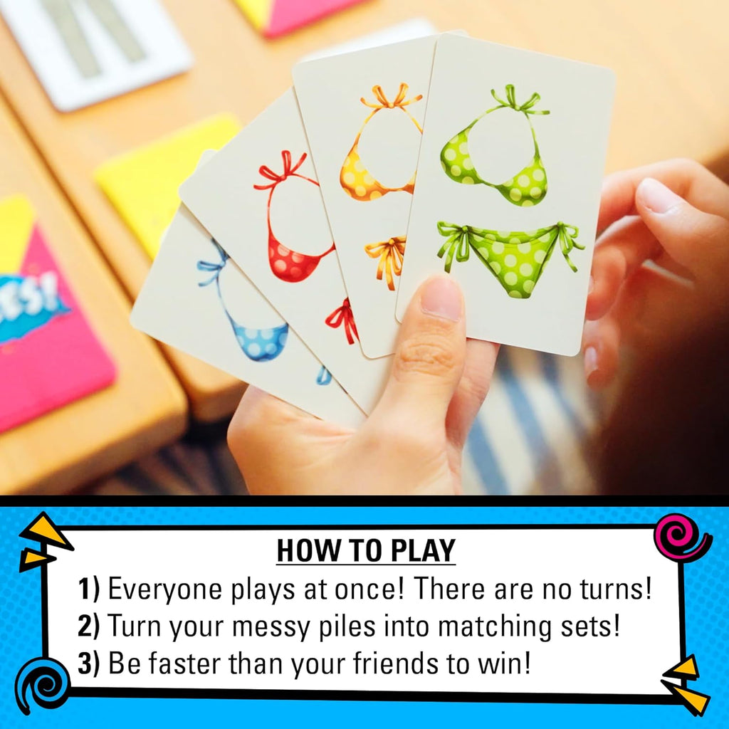 Piles – Card Games – Family Games – for Kids 8 and Up – for Adults – Family Game Night – Travel & Memory Game – Party