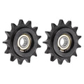 uxcell 2pcs DIN(ISO) 08B Roller Chain Idler Sprocket 10mm Bore 1/2" Pitch