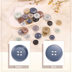 6pcs Round Sewing Buttons 25mm (1") 4 Holes Craft Button