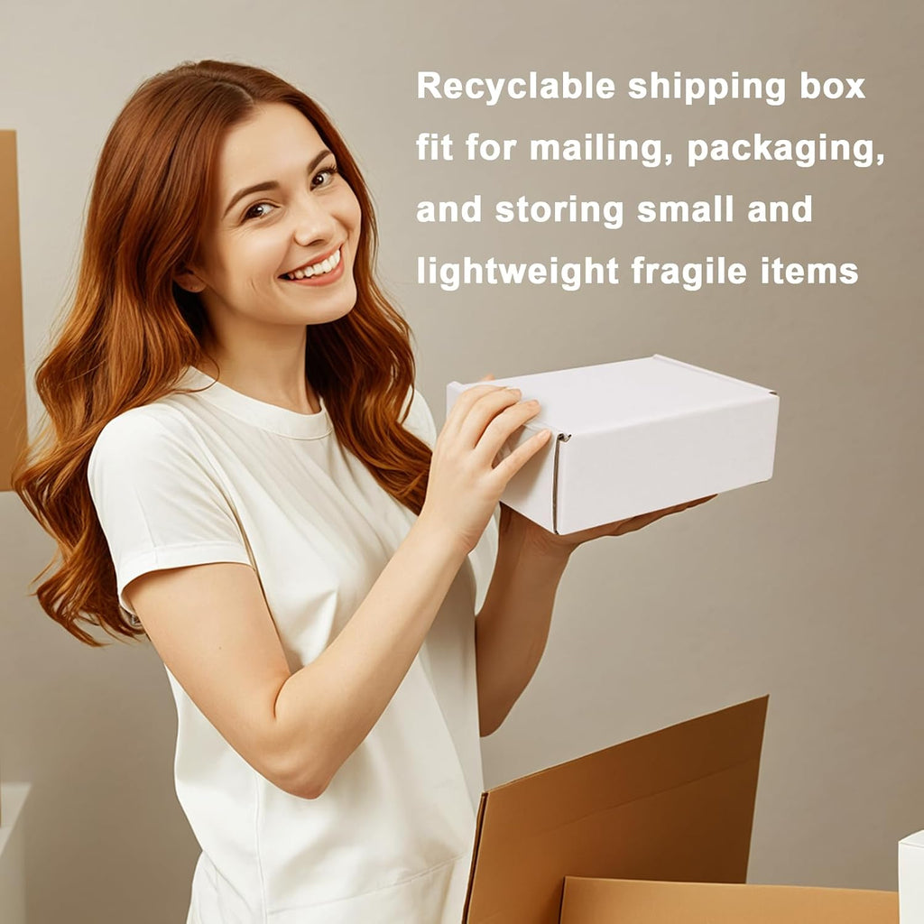 6x4x2 Inch Shipping Boxes Pack of 50 Small Cardboard Box Mailing