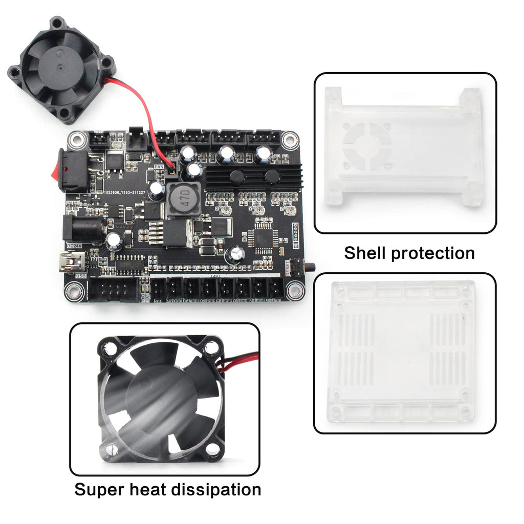 CNCTOPBAOS 3 Axis GRBL Control Board with Offline Controller for CNC Router