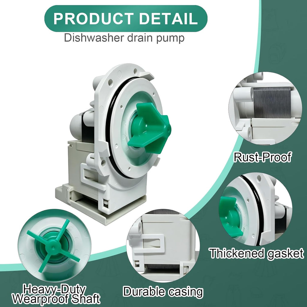 FBD2400KB9B FFBD2406NS11B FFBD2408NB6C FFBD2411NW2A Washer Drain Pump