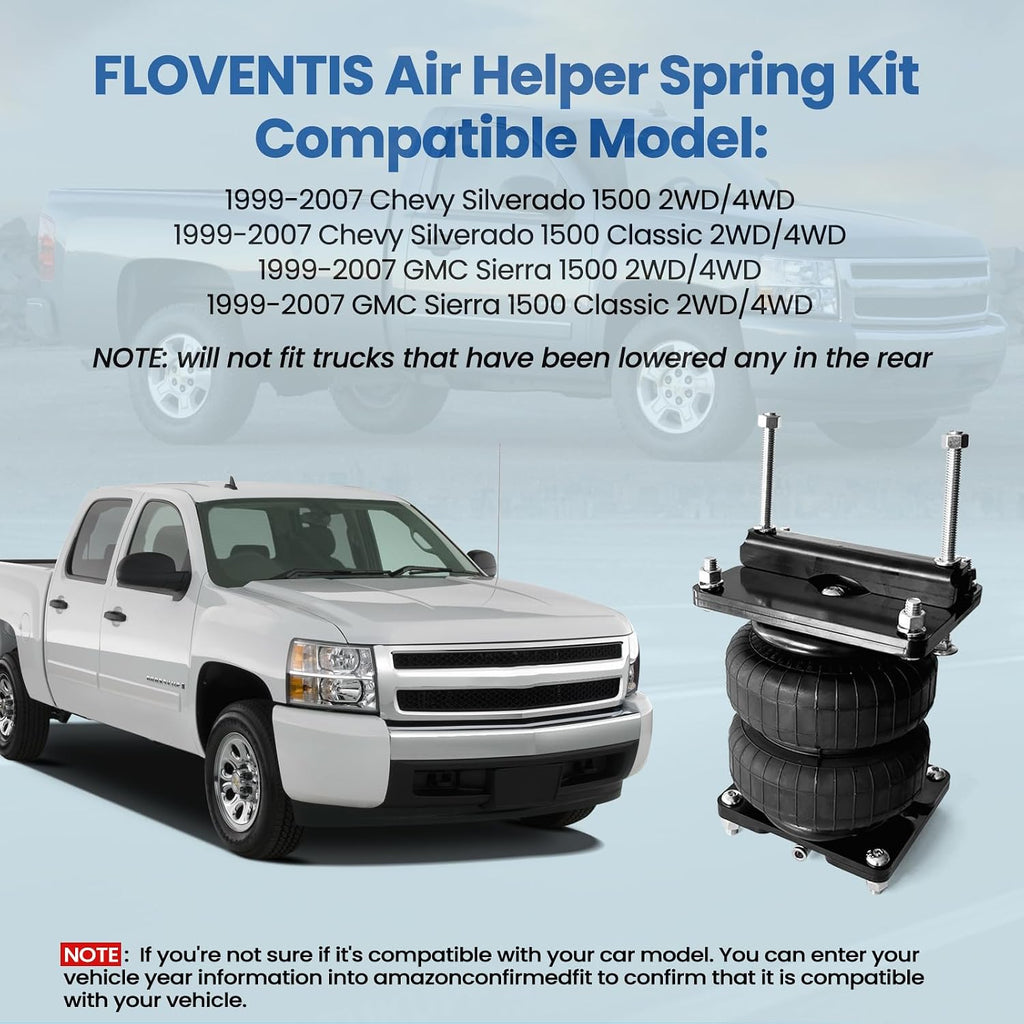Air Spring Bags Suspension Kit for Chevy GMC 2WD/4WD 7X1239