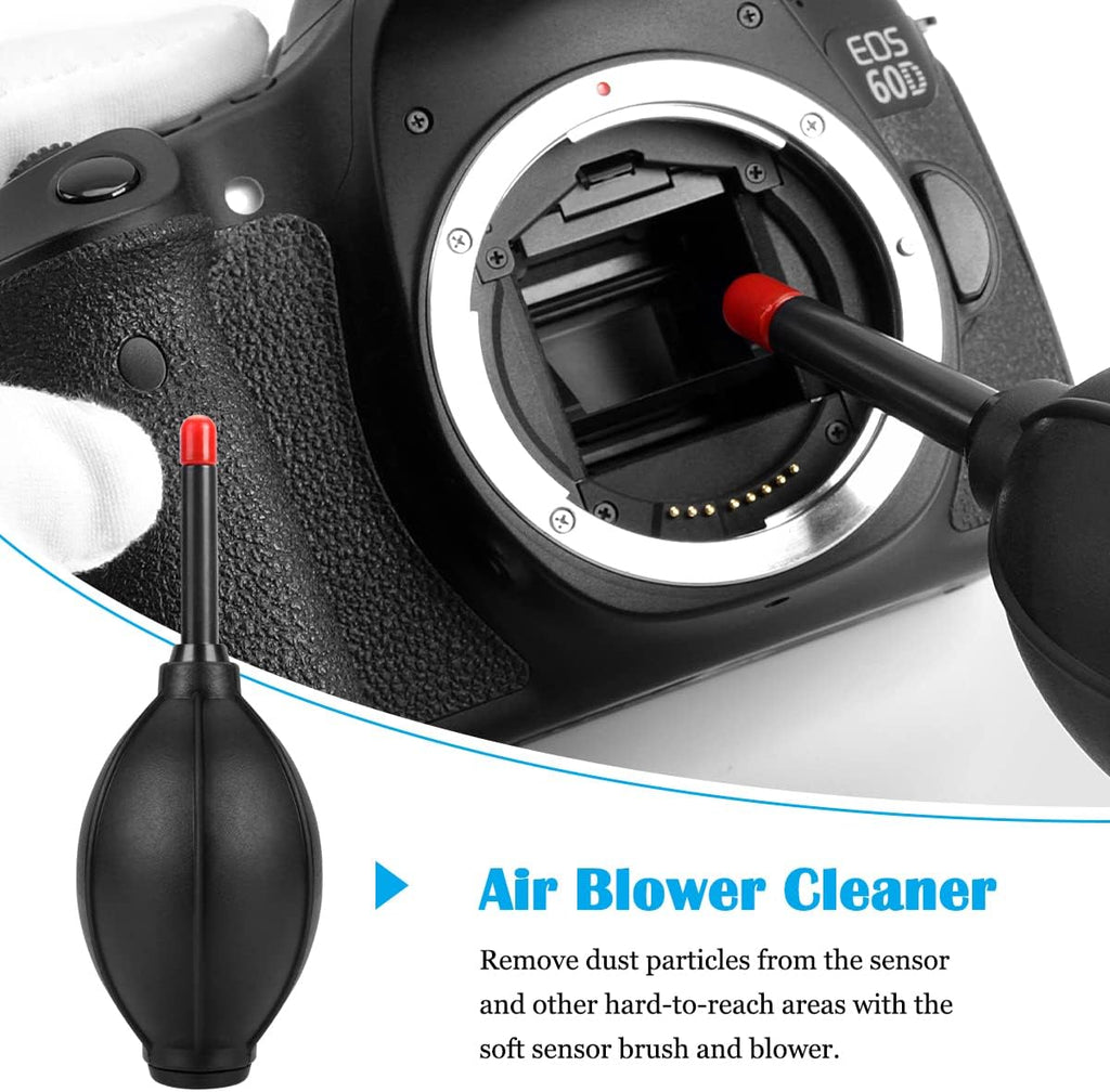 Professional Camera Cleaning Kit(32 pcs), Including Air Blower/Cleaning Pen/Cleaning Spray/Cleaning Cloth/Lens Brush