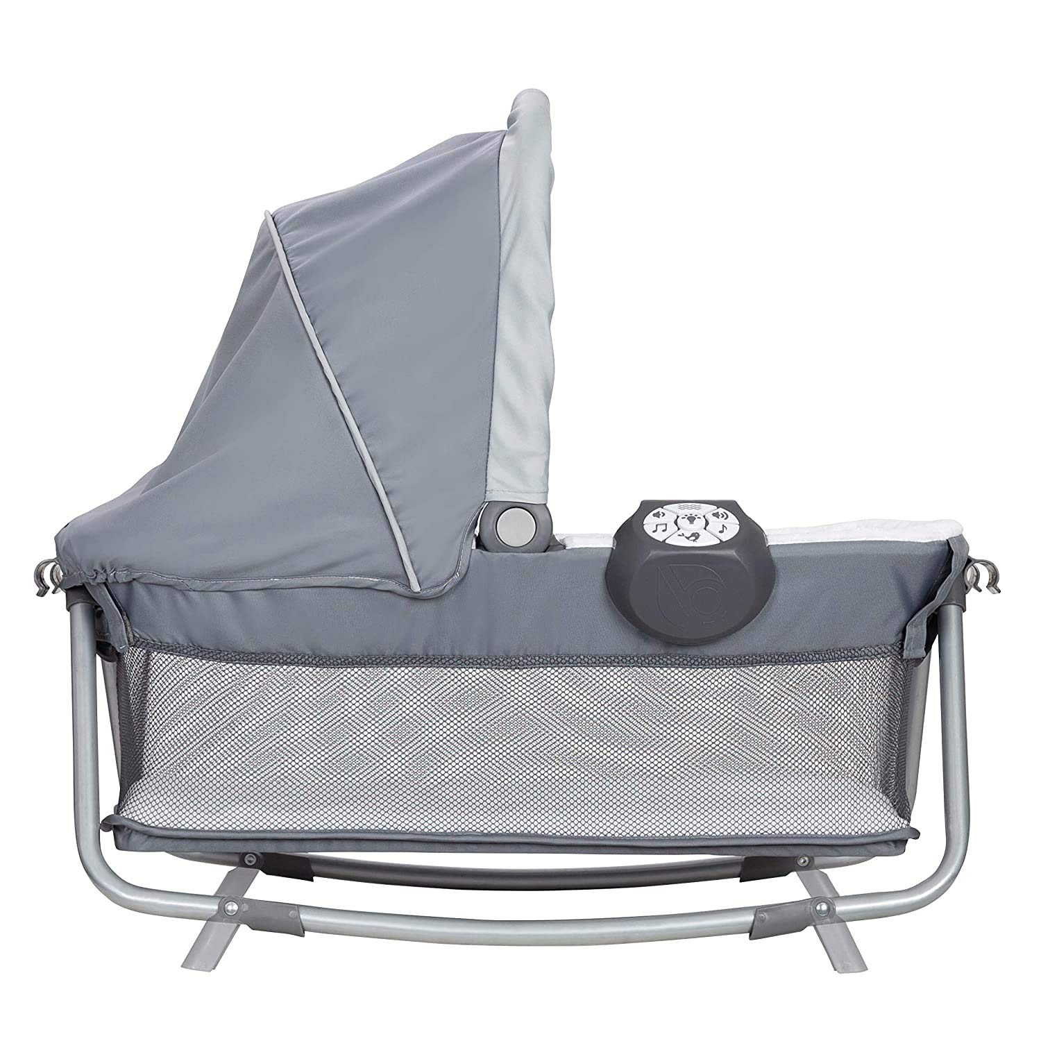 Retreat Nursery Center, Portable Playard with Bassinet, Changing Table, and Storage - Foldable and Convertible Travel