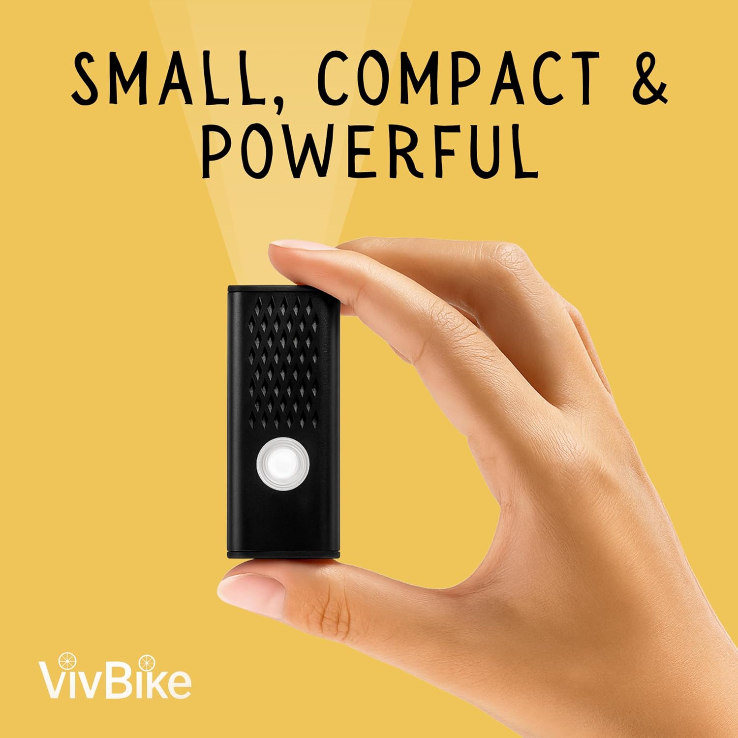 VivBike Rechargeable Bike Light – LED Bicycle Headlight, USB-C Charging, Waterproof, Multiple Lighting Modes