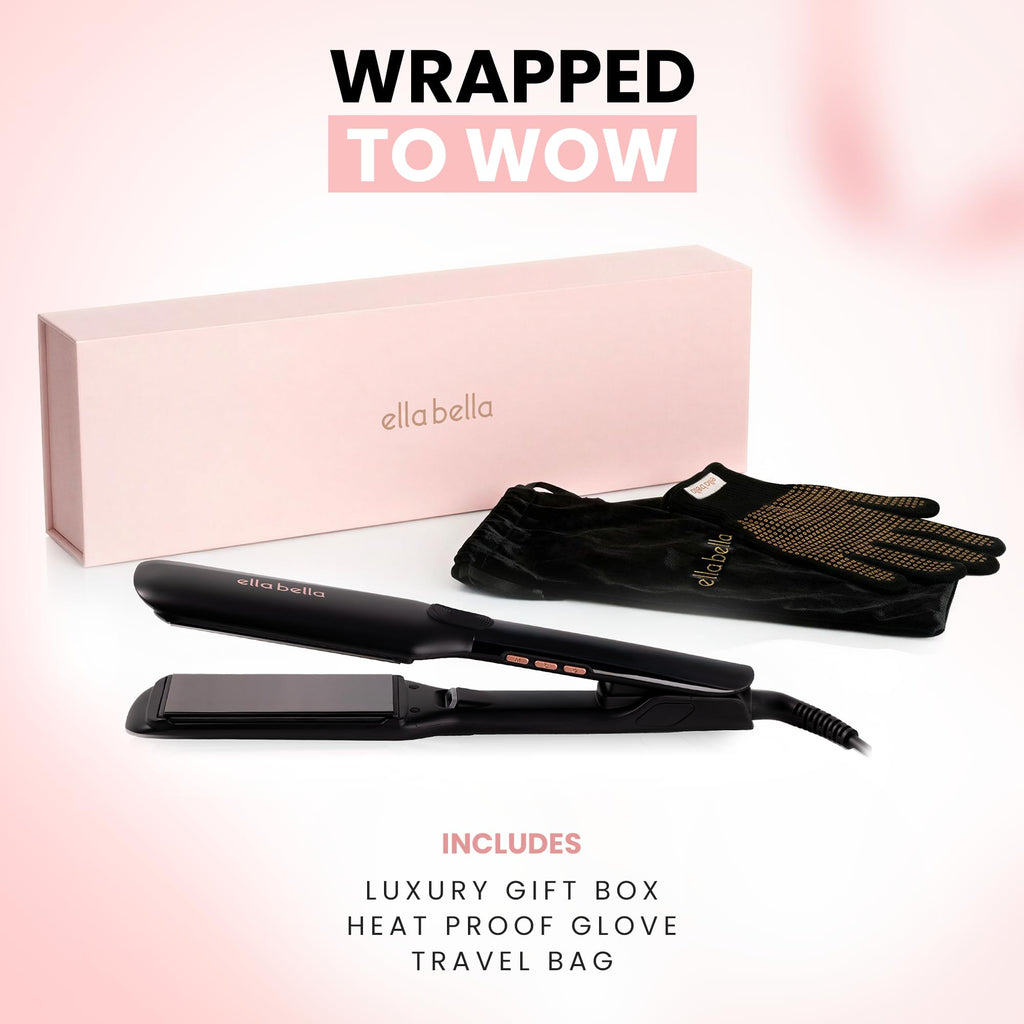 Titanium Flat Iron Hair Straightener Large with Infrared