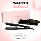 Titanium Flat Iron Hair Straightener Large with Infrared