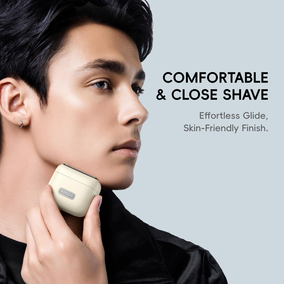 MINI5 Foil Shaver, Portable Electric Razor for Men, White