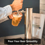 Kegerator Single Tap Tower, Pre-assembled Keg Tower with Kegerator Parts