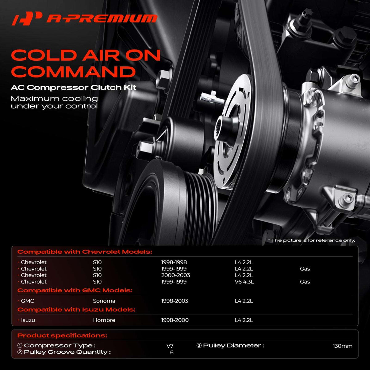 A-Premium Air Conditioner AC Compressor Clutch Kit