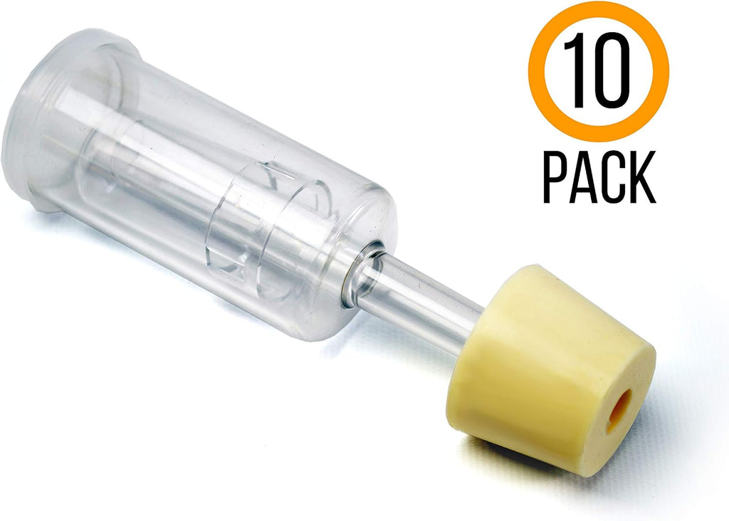 (10 Pack) Three-Piece Airlock and Drilled #6 Stopper Fermentation Beer Making Wine Making Kombucha Fits Gallon Jugs