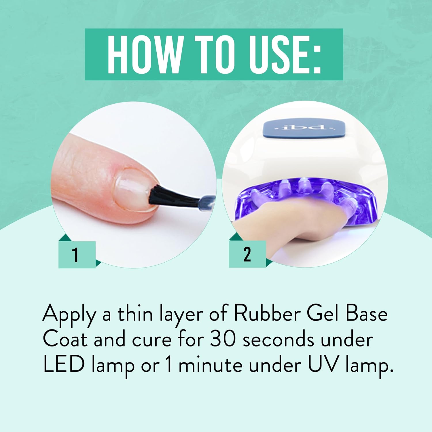 Rubber Base Gel Nail Polish, Base Coat – Clear Soak-Off Builder Gel for Nails Strengthening & Breakage Prevention