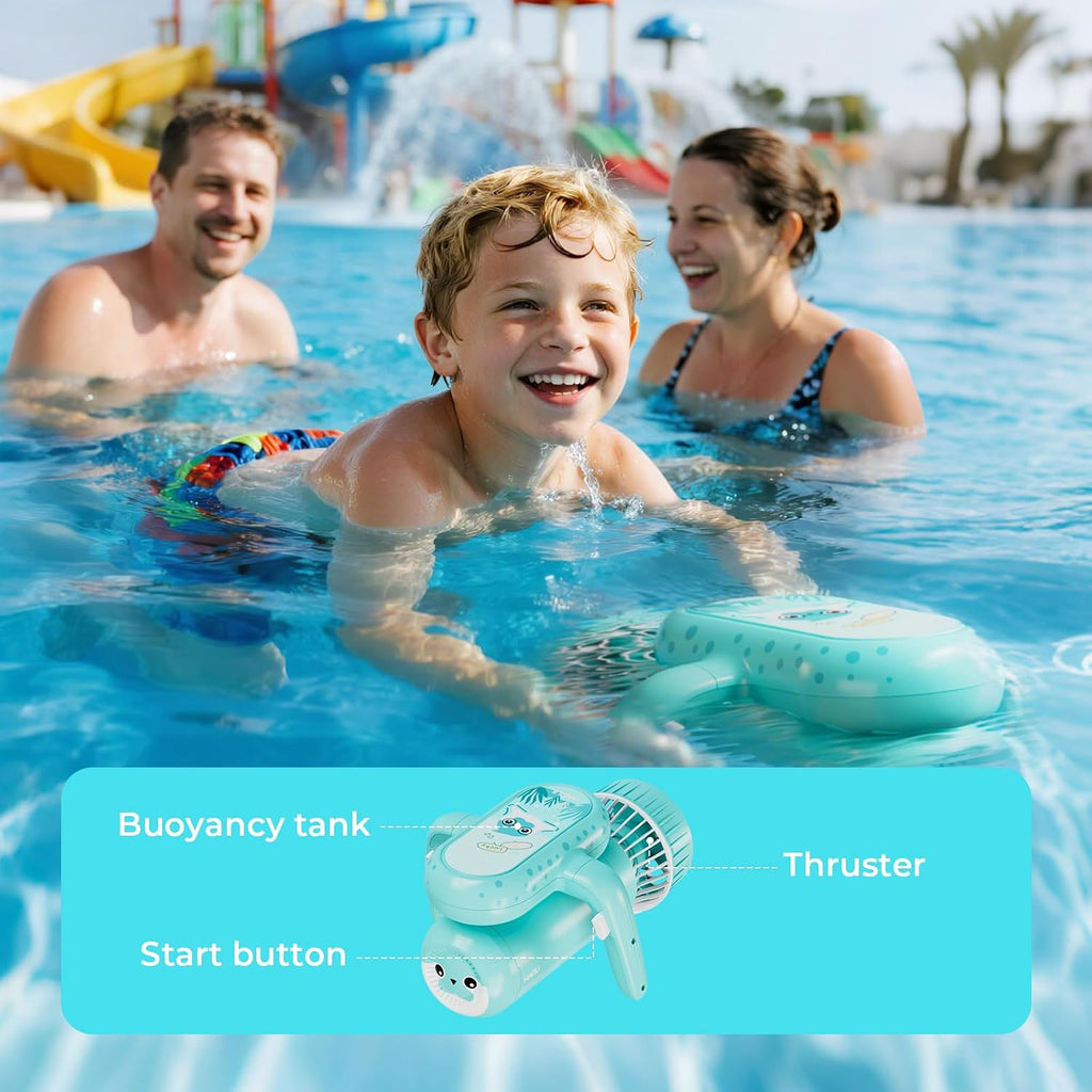 S1 Underwater Scooter for Family Fun Time, Long Battery Life Sea Scooter for Swimming & Snorkeling, 2 Speed Modes