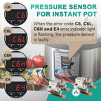 2 Pcs Pressure Sensor Compatible with Instant Pot Pressure Cooker or Switch
