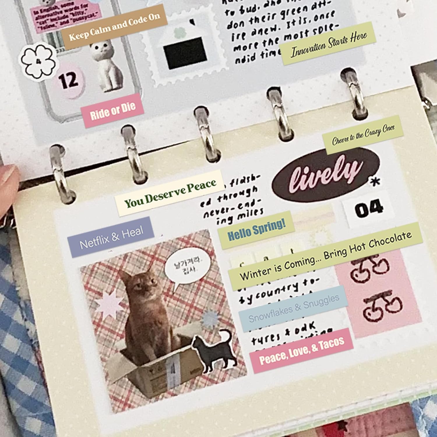 2346PCS Quote Stickers,48 Sheets Scrapbook Supplies Kit Word Stickers for Journaling, Card Making, Vision Board