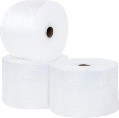 12 inch x 175 feet Bubble Roll, Small Bubble 3/16 inch Cushioning Wrap, Perforated Every 12 inch for Packing Moving